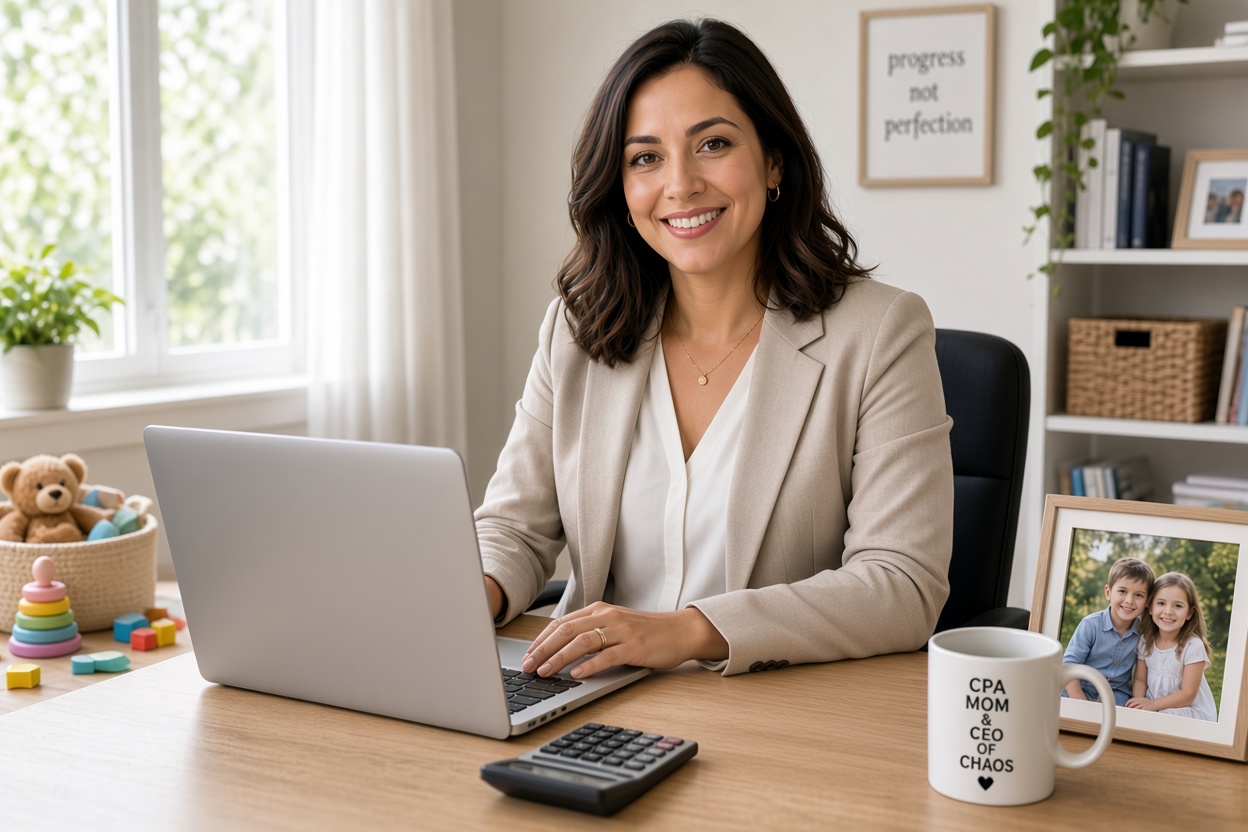 full-time mom practicing cpa